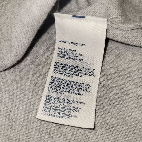 Tommy Hilfiger gray knit top with ruffle - Picture 8 of 8